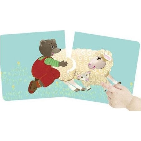 Petit Ours Brun - Mon Premier Puzzle à Toucher: Les animaux - Jeux classiques - Bayard Jeux