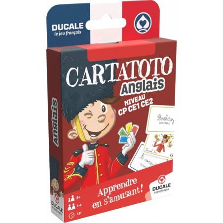 Cartatoto anglais - jeu de carte éducatif - France cartes - Ducale