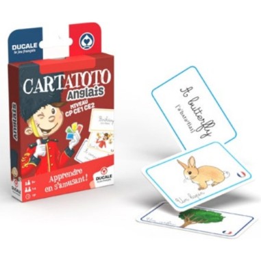 Cartatoto anglais - jeu de carte éducatif - France cartes - Ducale