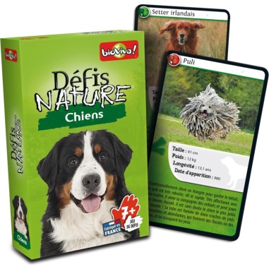 Défis Nature - Chiens - Jeu de société - Bioviva Editions