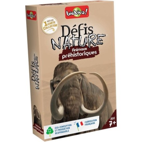Défis Nature - Animaux Préhistorique - Jeu de société - Bioviva Editions