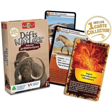 Défis Nature - Animaux Préhistorique - Jeu de société - Bioviva Editions