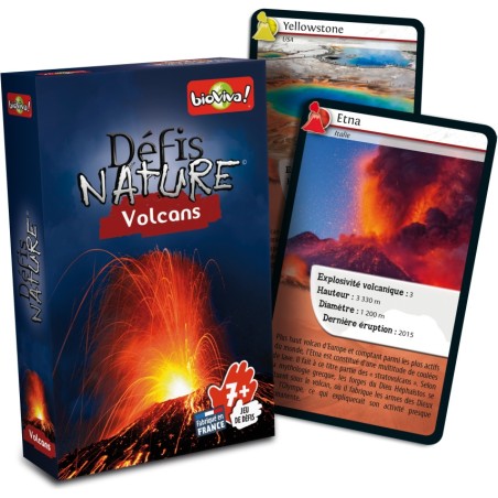 Défis Nature - Volcans - Jeu de société - Bioviva Editions