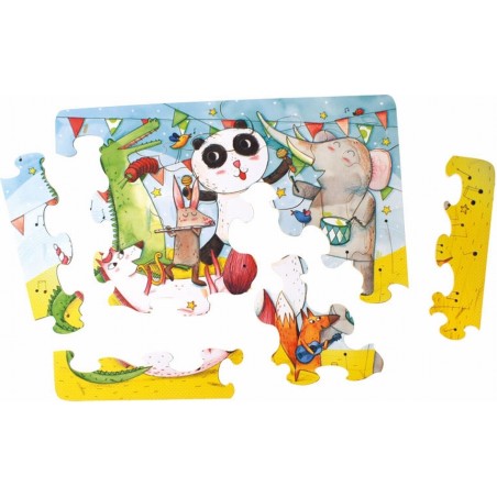 Le Concert Des Animaux - Lucie Georger - 12 Pièces - Jeux classiques - Pmwd - Puzzle Michèle Wilson