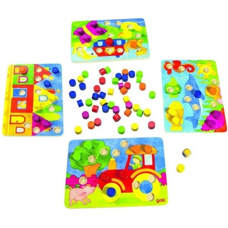 Loto des Couleurs - Jeux de société Enfants - Goki