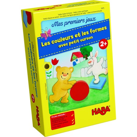 Mes premiers jeux - Les couleurs et les formes avec petit ourson - Jeu de société - Haba