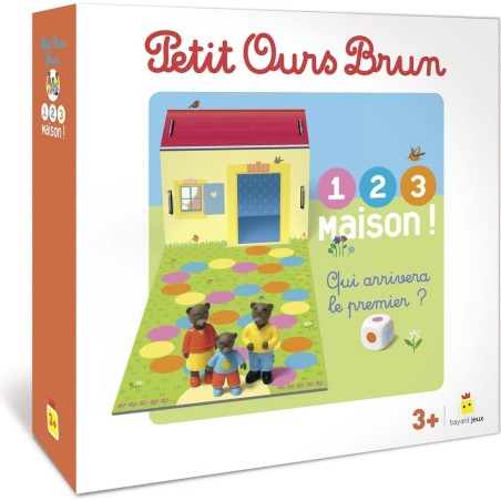 Petit Ours Brun - 1, 2, 3 Maison - Jeux de société Enfants - Bayard Jeux