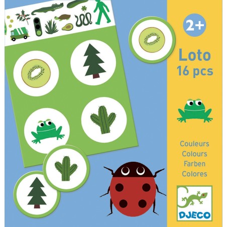 Loto de 16 pièces - : jouets, déco, puériculture - Djeco
