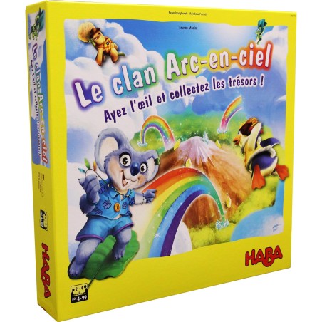 Le clan arc en ciel - jeu de distance et de collecte - Haba