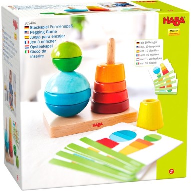 Jeu à enficher : Plaisir des formes - Haba