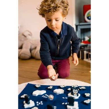 Mon premier jeu Plouf les pingouins - jeu coopératif - Nathan