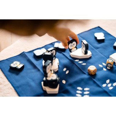 Mon premier jeu Plouf les pingouins - jeu coopératif - Nathan