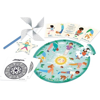 Au Rythme de l'Enfant: Yoga et Respiration - Jeux de société - Nathan