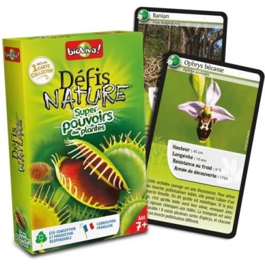 Défis Nature - Super Pouvoir des Plantes - Jeux de société - Bioviva Editions