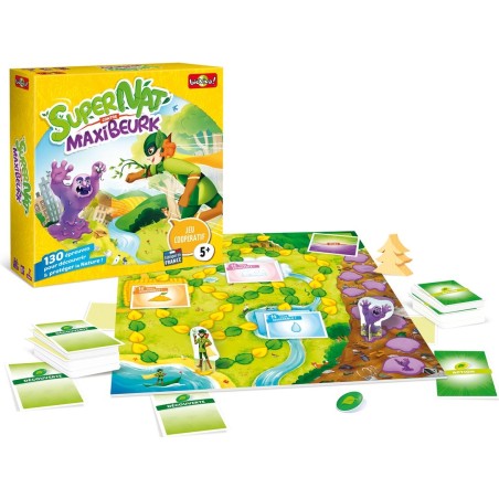 SuperNat contre MaxiBeurk - Jeux de société Enfants - Bioviva Editions