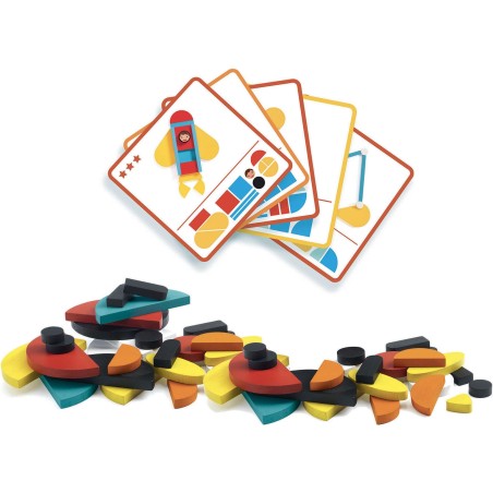 Jeu éducatif de construction - Ze Geovroom - Djeco
