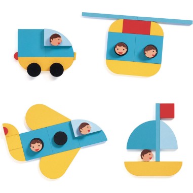 Jeu éducatif de construction - Ze Geovroom - Djeco