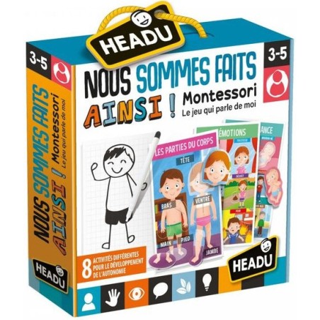 Nous sommes faits ainsi! Montessori - Jeu éducatif - Headu