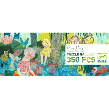 Puzzle Gallery - River Party - 350 Pièces - Jeux enfants - Djeco