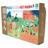 Puzzle en bois - Famille Potiron - 50 pcs - Puzzle Michèle Wilson