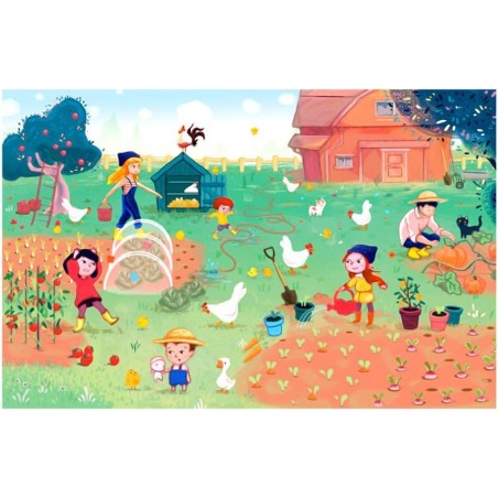 Puzzle - Famille Potiron - 50 pièces - Jeux classiques - – Pmwd - Puzzle Michèle Wilson