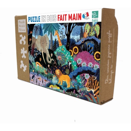 Puzzle - Nuit dans la Jungle - 50 pièces - Jeux classiques - Puzzle – Pmwd - Michèle Wilson