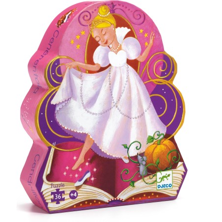 Puzzle silhouette - Cendrillon - Jeux classiques - Jeux de société - Djeco