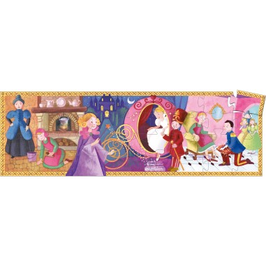Puzzle silhouette - Cendrillon - Jeux classiques - Jeux de société - Djeco