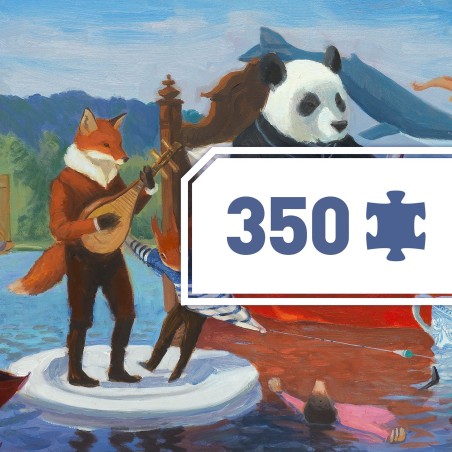 Puzzle Gallery - Summer Lake - 350 pcs - Fsc Mix - Djeco
