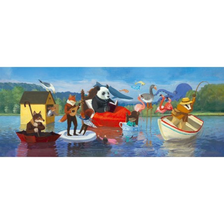 Puzzle Gallery - Summer Lake - 350 pcs - Fsc Mix - Djeco