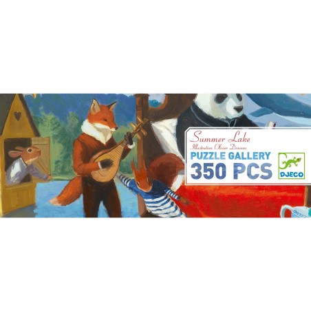 Puzzle Gallery - Summer Lake - 350 pcs - Fsc Mix - Djeco