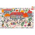 Puzzle observation - L'Ã©cole des hÃ©rissons - 35 pcs - DJ07595 - Djeco