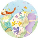Puzzle Princesse du printemps de 36 pièces avec boîte silhouette by - Djeco