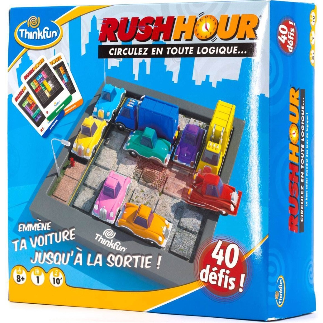 Rush Hour classic - jeu de logique et de réflexion - Asmodée - Thinkfun