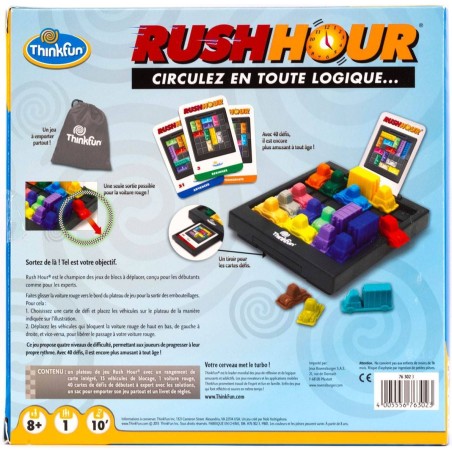 Rush Hour classic - jeu de logique et de réflexion - Asmodée - Thinkfun