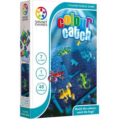 Jeu de réflexion solo : gecko gourmand - 60 défis - smart - Smartgames