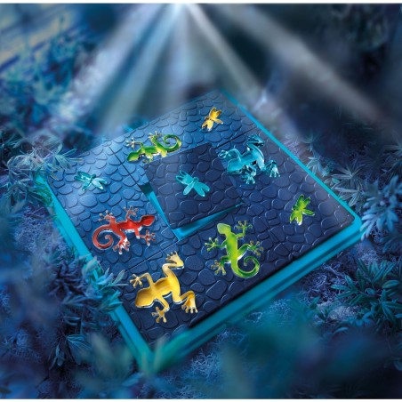 Jeu de réflexion solo : gecko gourmand - 60 défis - smart - Smartgames