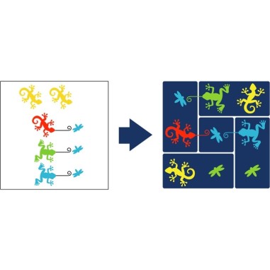 Jeu de réflexion solo : gecko gourmand - 60 défis - smart - Smartgames