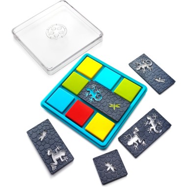 Jeu de réflexion solo : gecko gourmand - 60 défis - smart - Smartgames