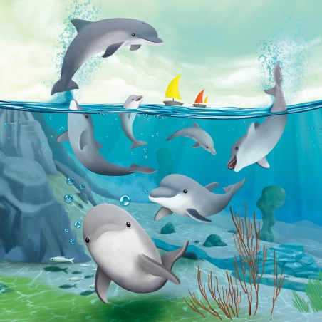 Dauphins - Jeu de Voyage - Jeux de société - Smart Games - Smartgames