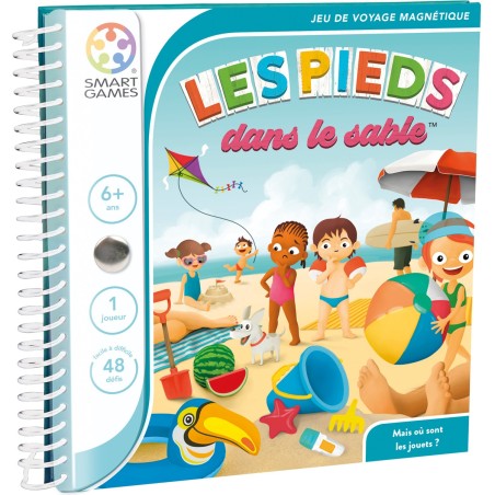 Les Pieds Dans le Sable - Jeu de Voyage Magnétique pour les Enfants - Smartgames