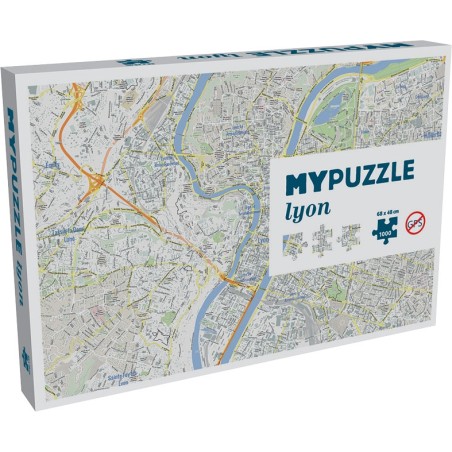 Puzzle 1000 pièces : my puzzle lyon - Helvetiq