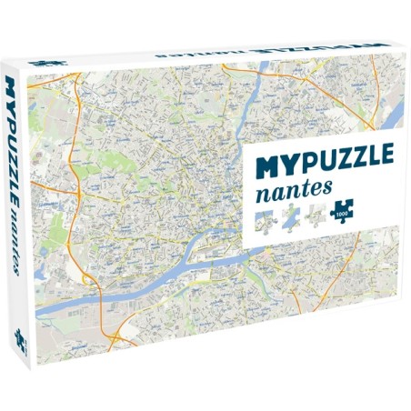 Puzzle 1000 pièces : mypuzzle nantes - Helvetiq
