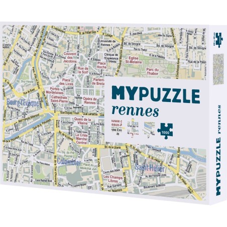 Mypuzzle Rennes 1000 Pièces - MyPuzzle - Helvetiq