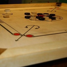 Carrom mango 66 - Jeux classiques - Jeux de société - Carrom Art 2