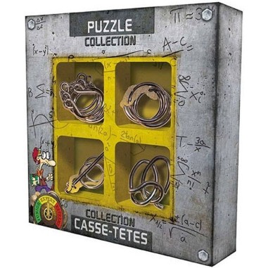 Casse-tête en métal pour adultes et enfants, solutions de puzzle