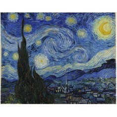 Puzzle - Van Gogh - Nuit Etoilée - 1000 pièces - Jeux de société - Piatnik 2