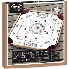 Carrom / Pichenottes 2 en 1 - Jeux classiques - Rustik