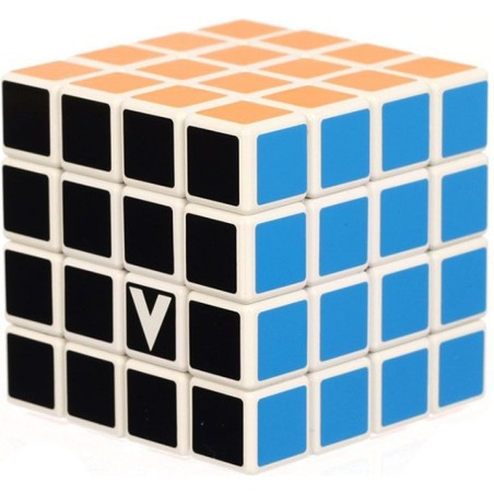 4x4x4 - Bord Droit - Fond Blanc - Jeux classiques - Casse-têtes Cube - V-cube