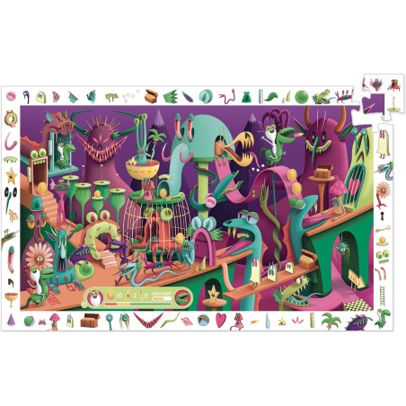 Puzzle Observation: Dans un Jeu Vidéo - 200 Pièces - Jeux enfants - Djeco